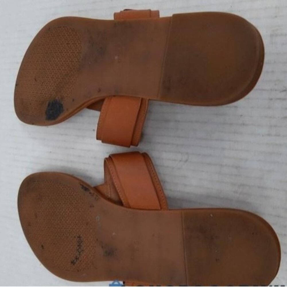 Tory Burch Tan Leather Marsden Flat Thong Sandal -- 6.5 - Picture 5 of 6